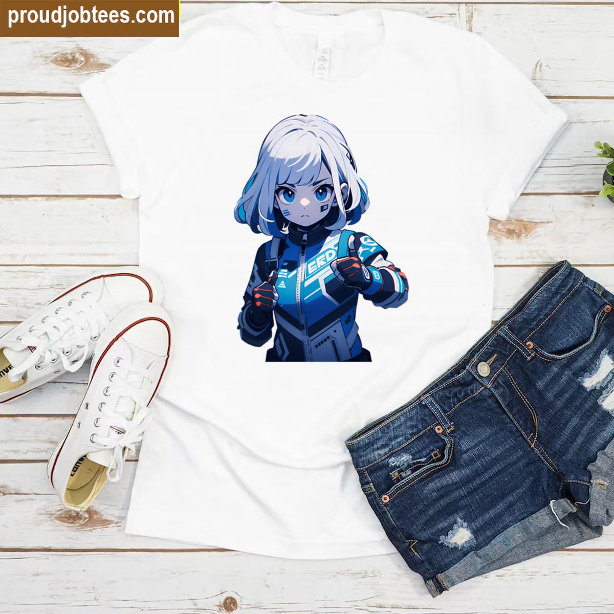 Animated Vibrant Characters Tee Shirt