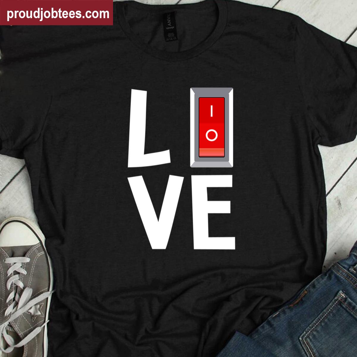 Love Retro Inspirational Tee Shirt