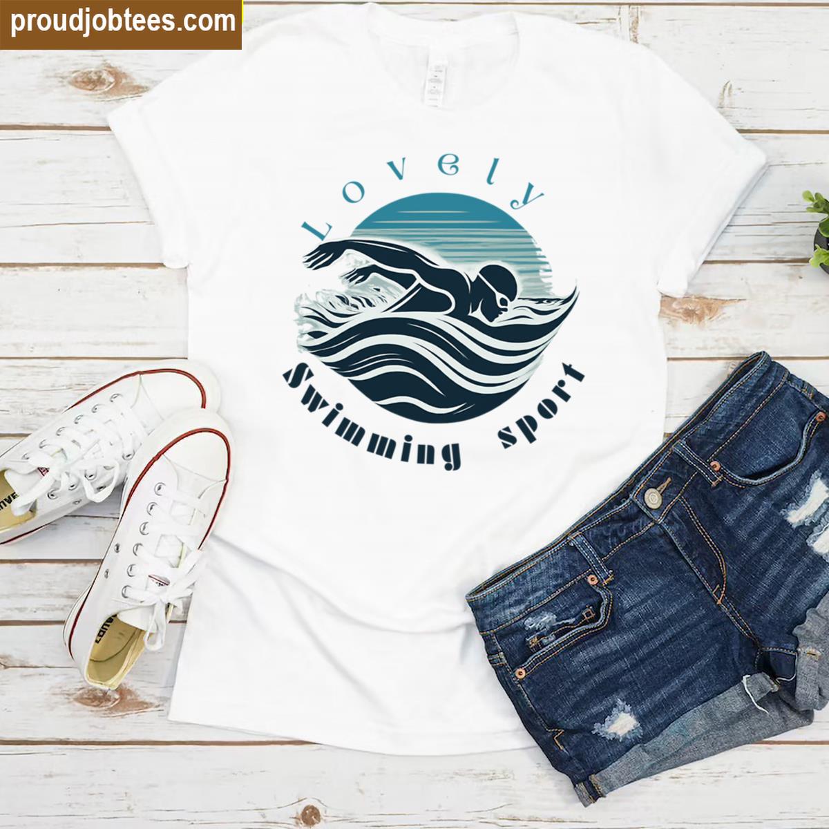 Lovely Oversized Swimming Tee Shirt