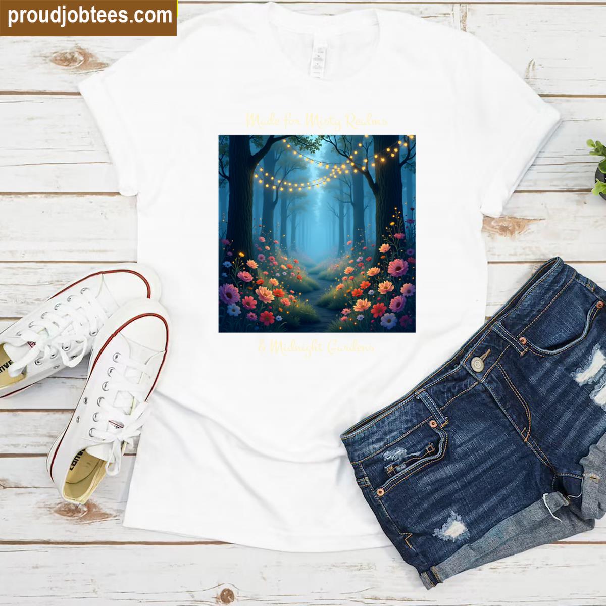 Midnight Gardens Fantasy Tee Shirt
