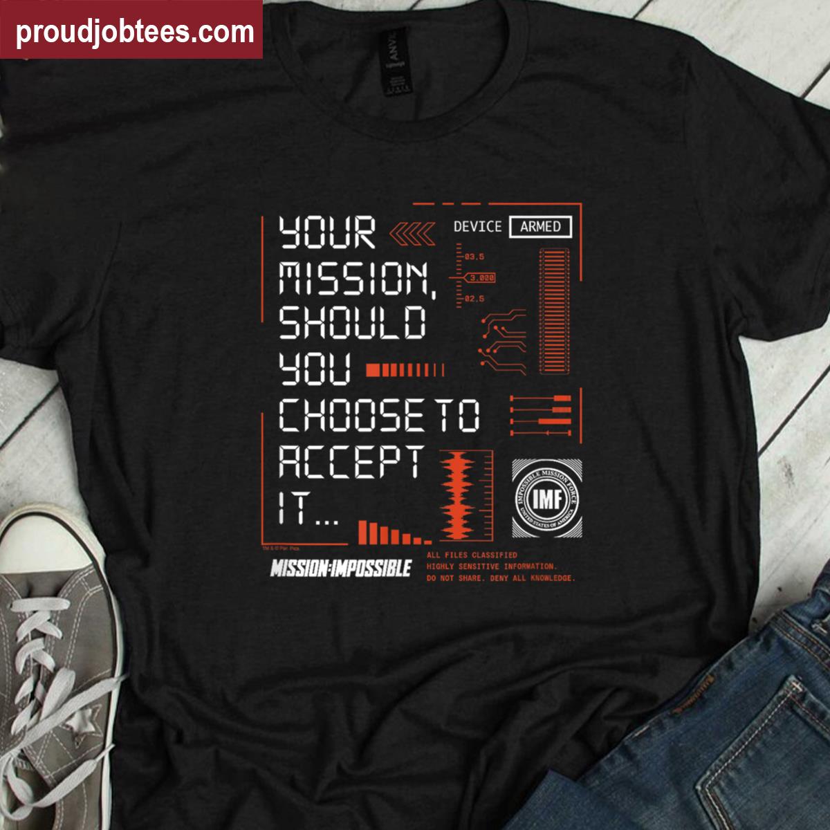 Mission Impossible Statement Tee Shirt