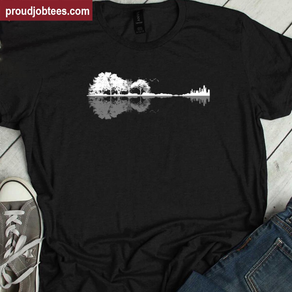 Nature Guitar Lovers Tee Shirt