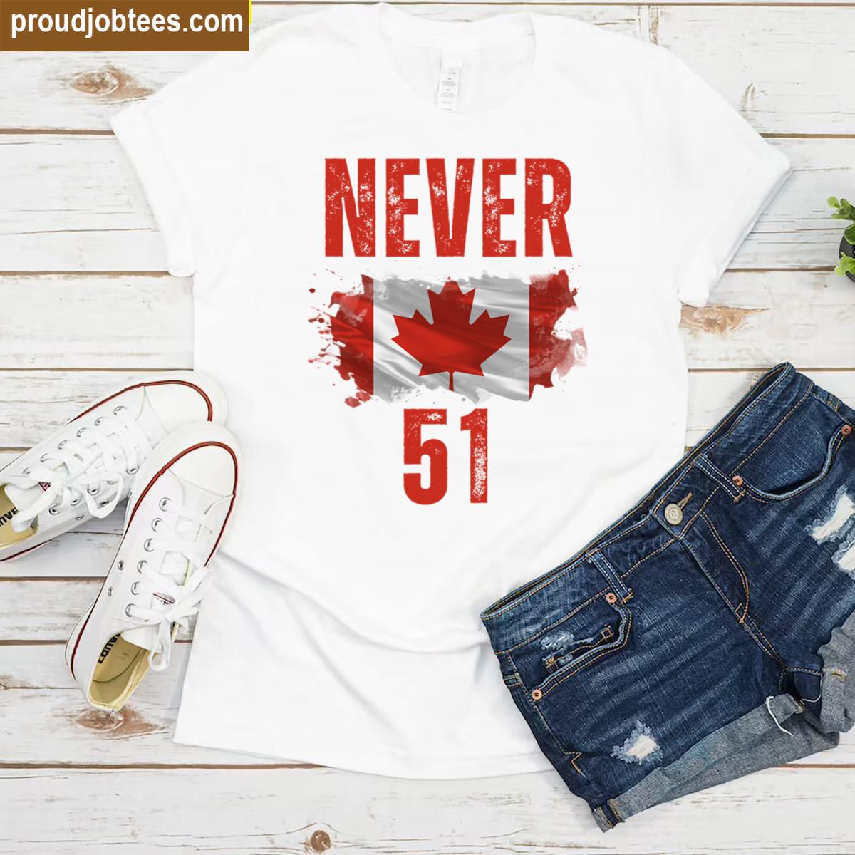 Never 51 Canada Graphic Tee Shirt