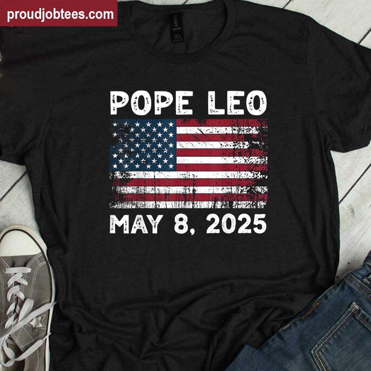 New Pope Leo Graphic Tee Usa Shirt
