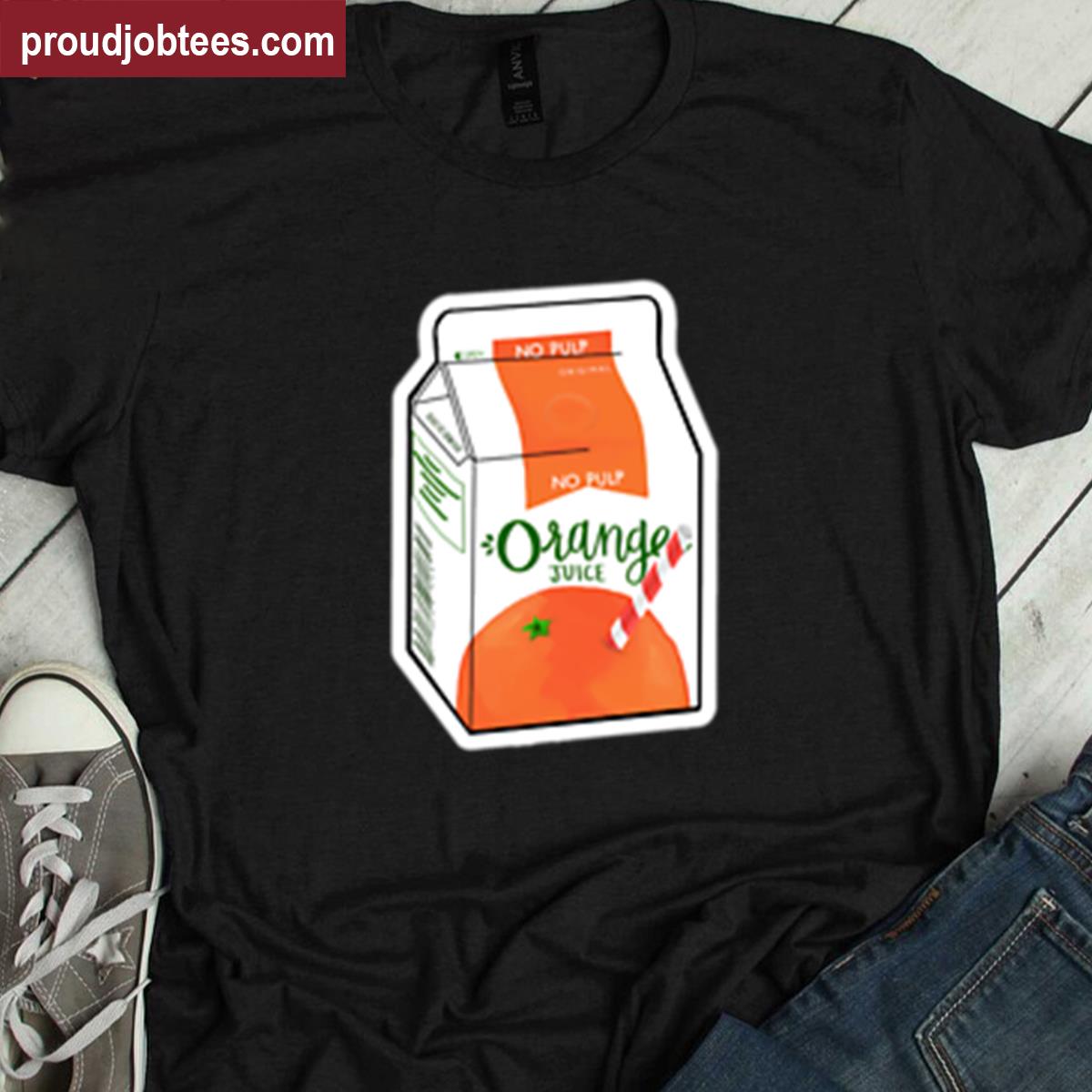 Orange Juice Graphic Tee Shirt