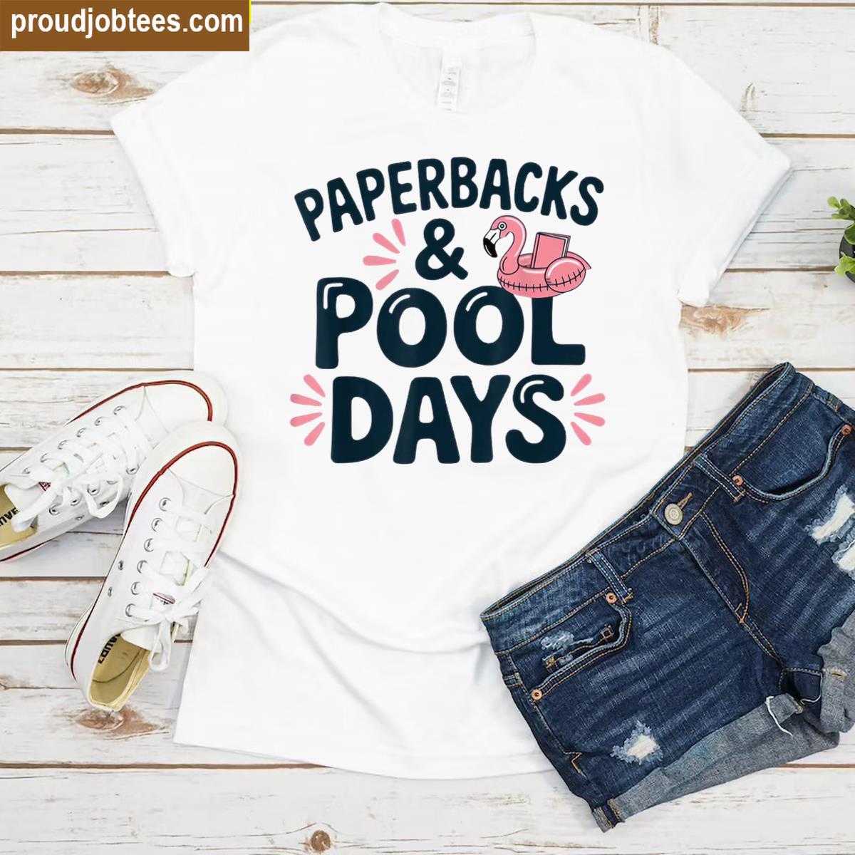 Paperbacks Flamingo Quote Tee Shirt