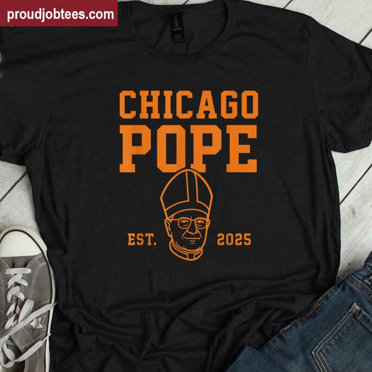 Pope Leo Xiv American Style Tee Shirt