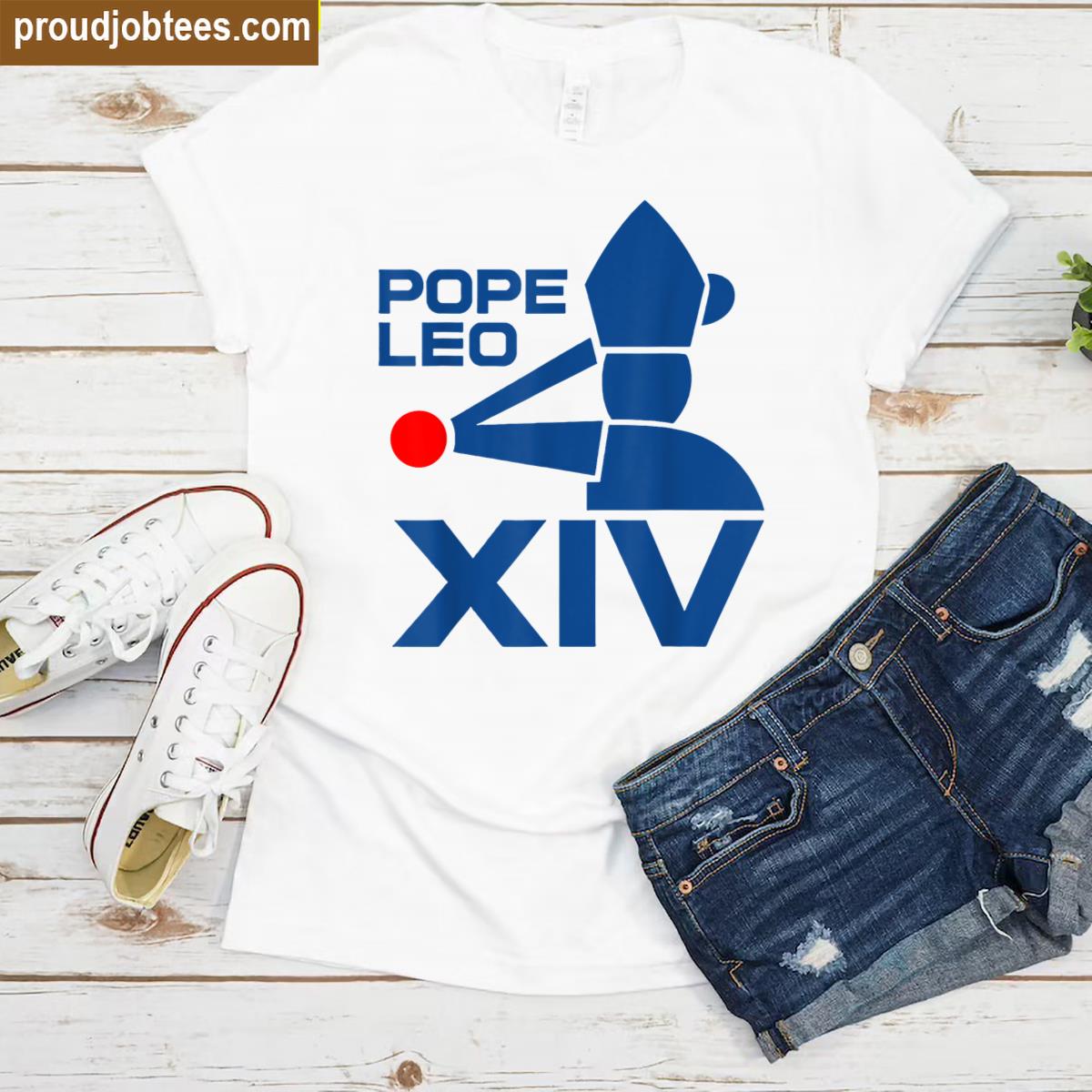 Pope Leo Xiv Graphic Tee Shirt