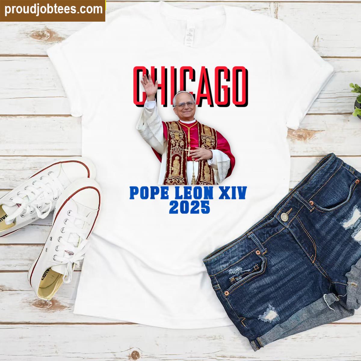 Pope Leon Xiv Chicagos First Shirt