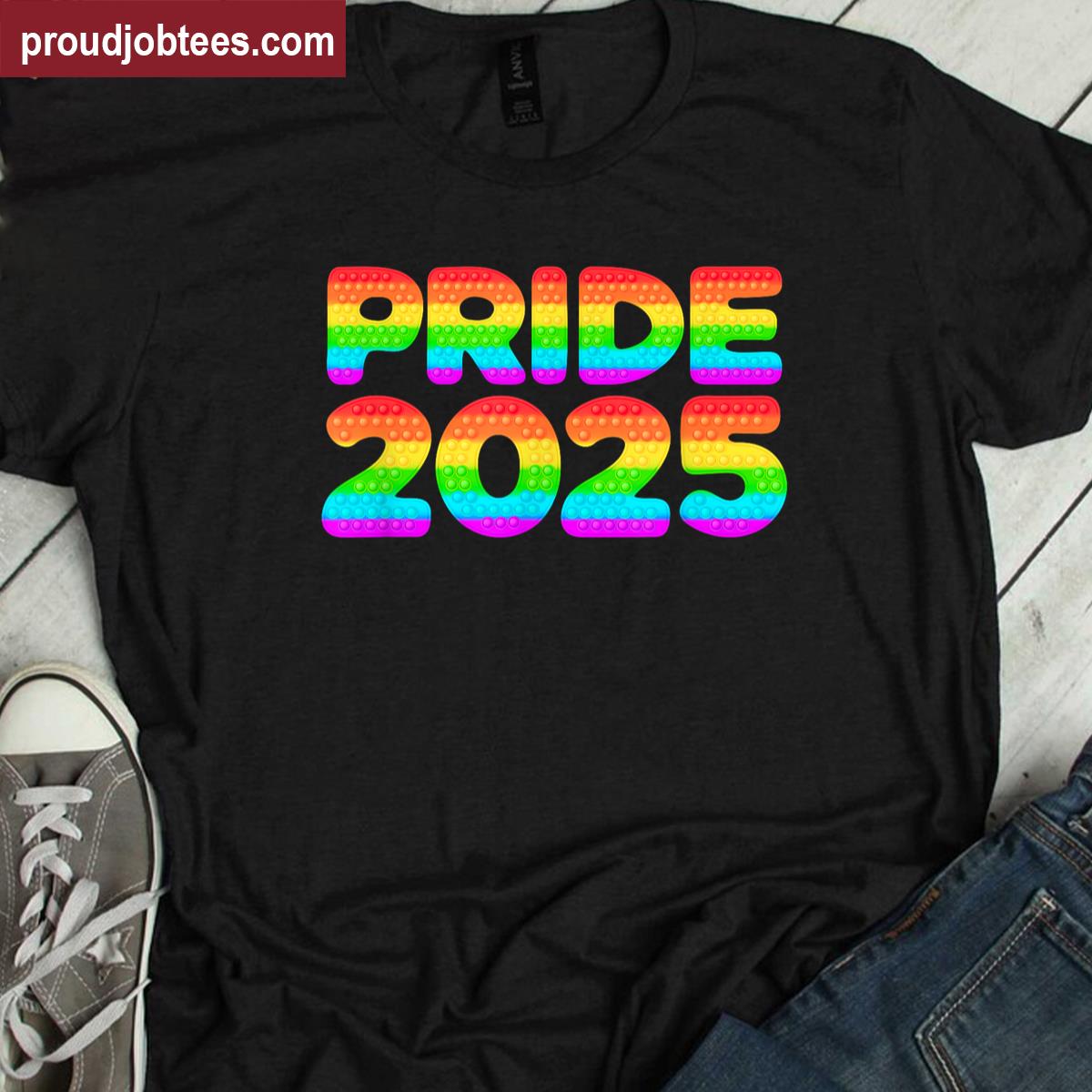 Pride 2025 Rainbow Lgbtq Shirt