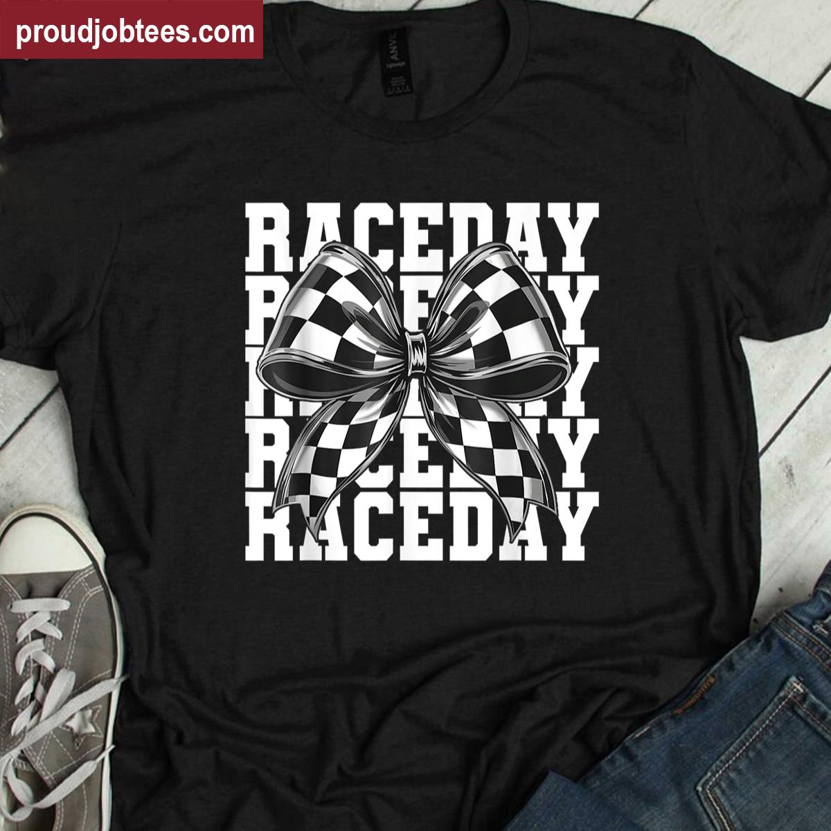 Race Day Vibes Coquette Car Racing Shirt