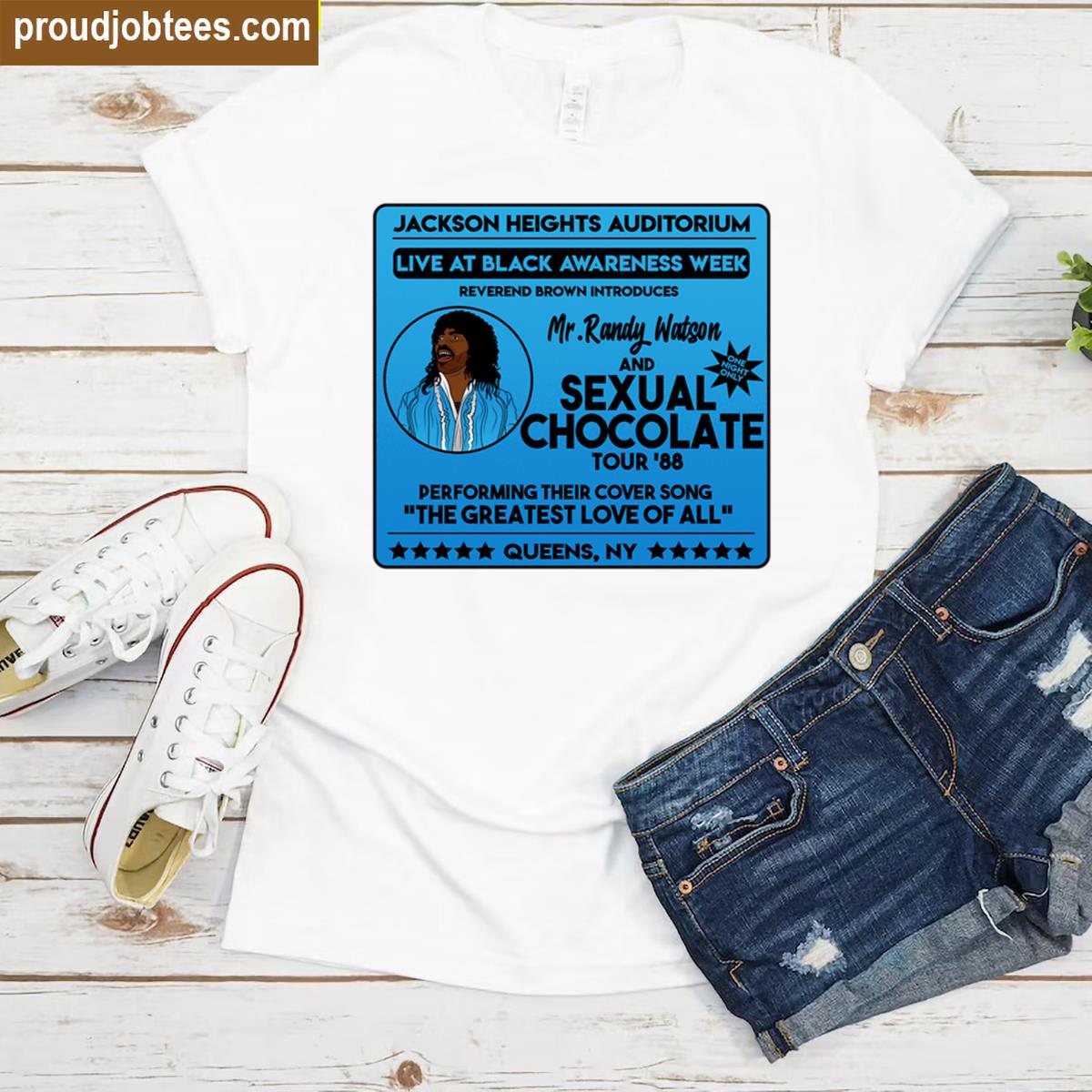 Randy Watson Tour Graphic Tee Shirt