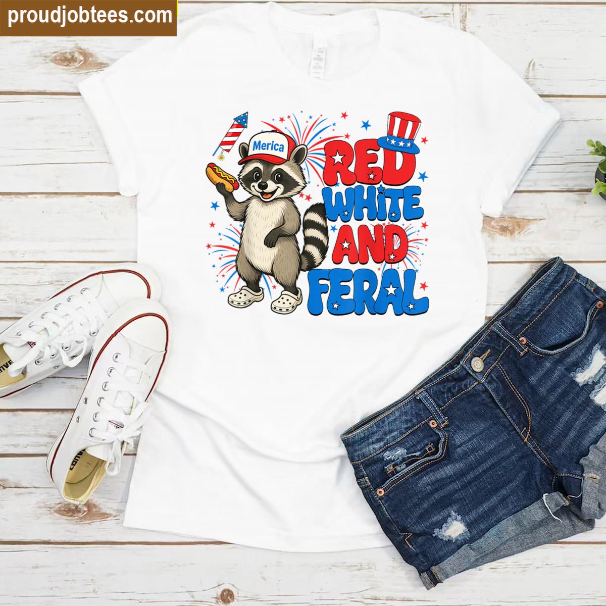 Red Usa Boys Kids Tee Shirt