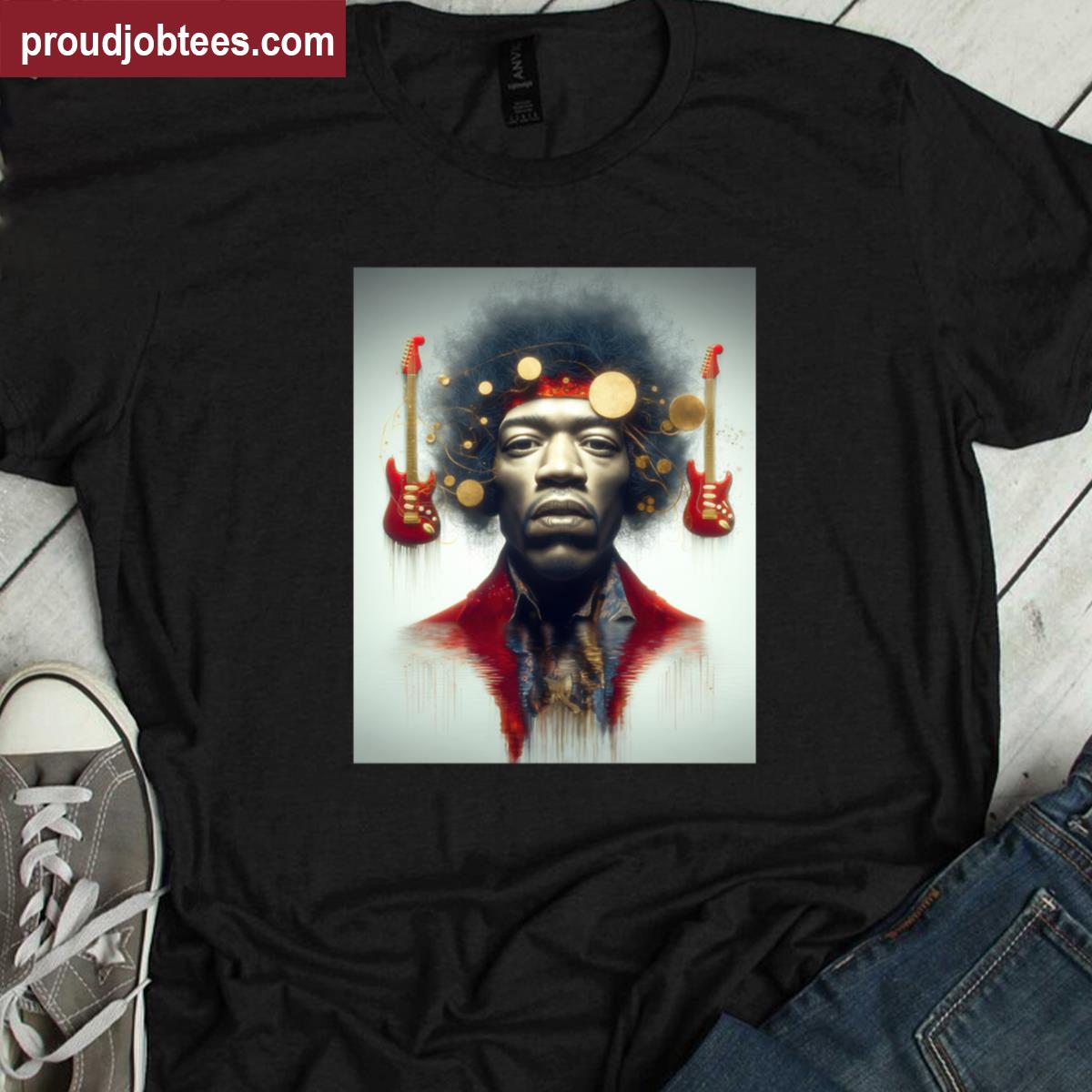 Reflections Hendrix Graphic Tee Shirt