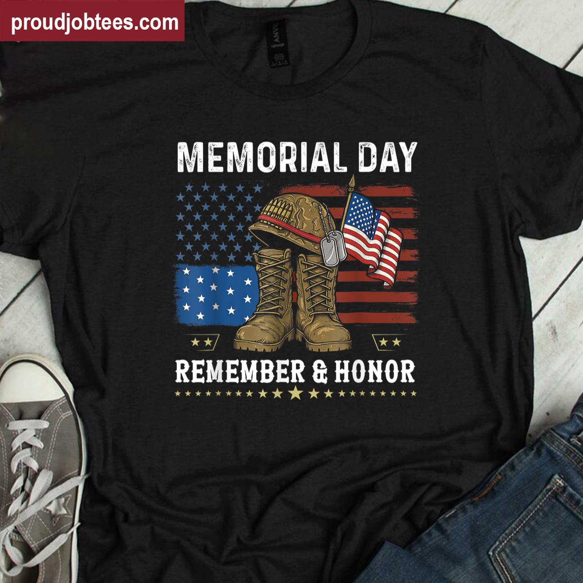 Remember Honor Patriot Tee Shirt