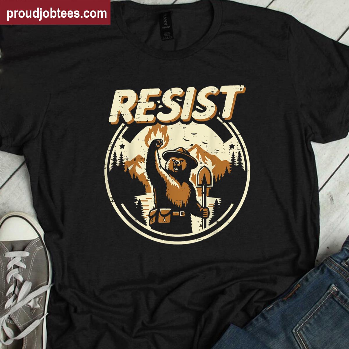 Resist Fist Civil Rights Tee Shirt