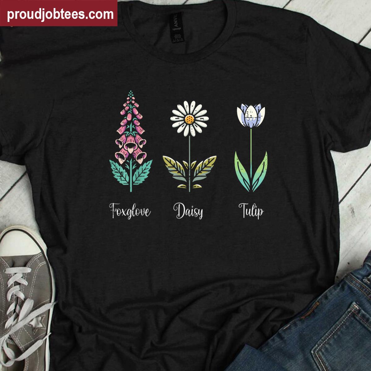 Resist Flowers Foxglove Tee Shirt