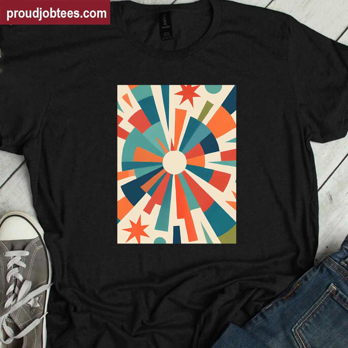 Retro Burst Collage Shirt
