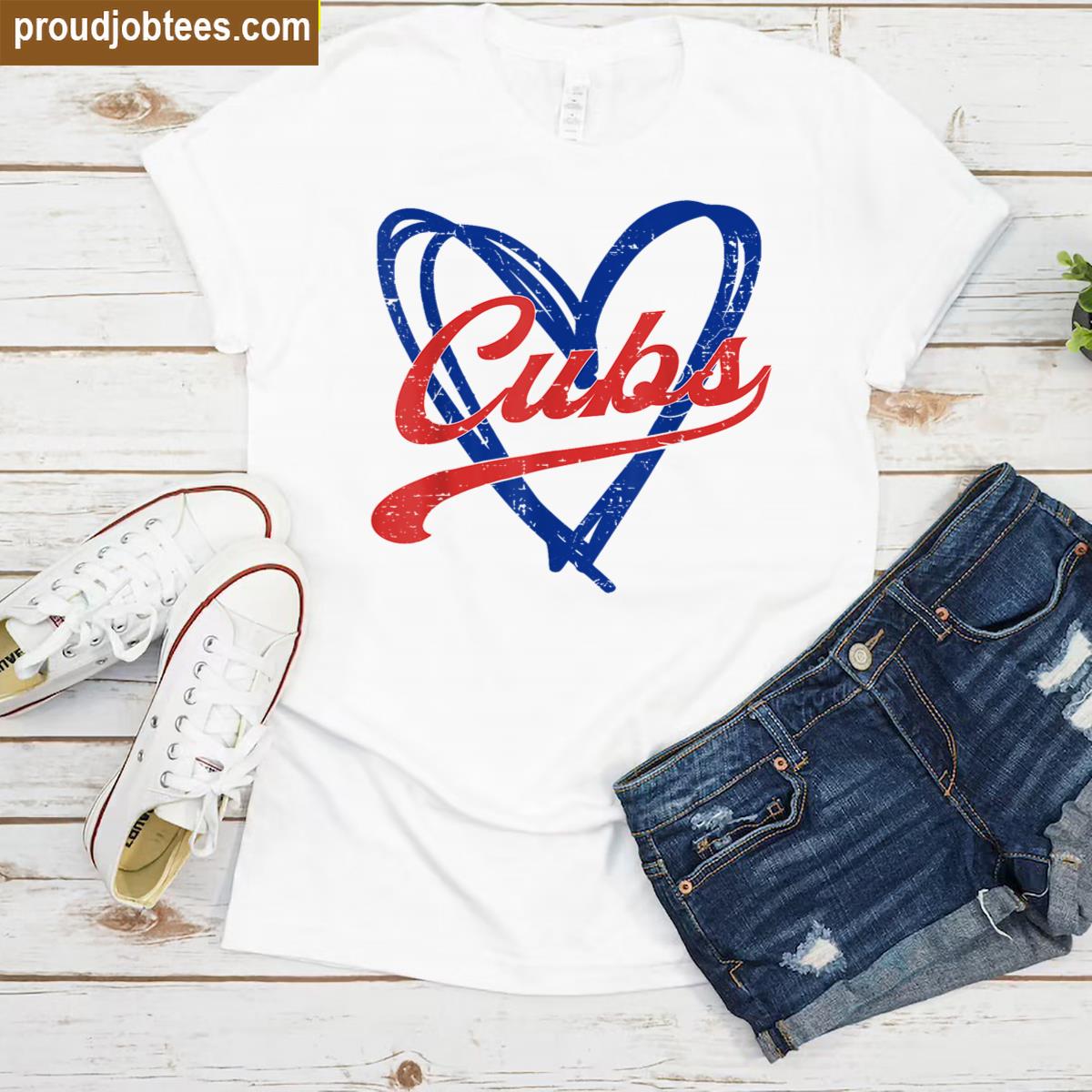 Retro Cubs Vintage Love Unisex Shirt