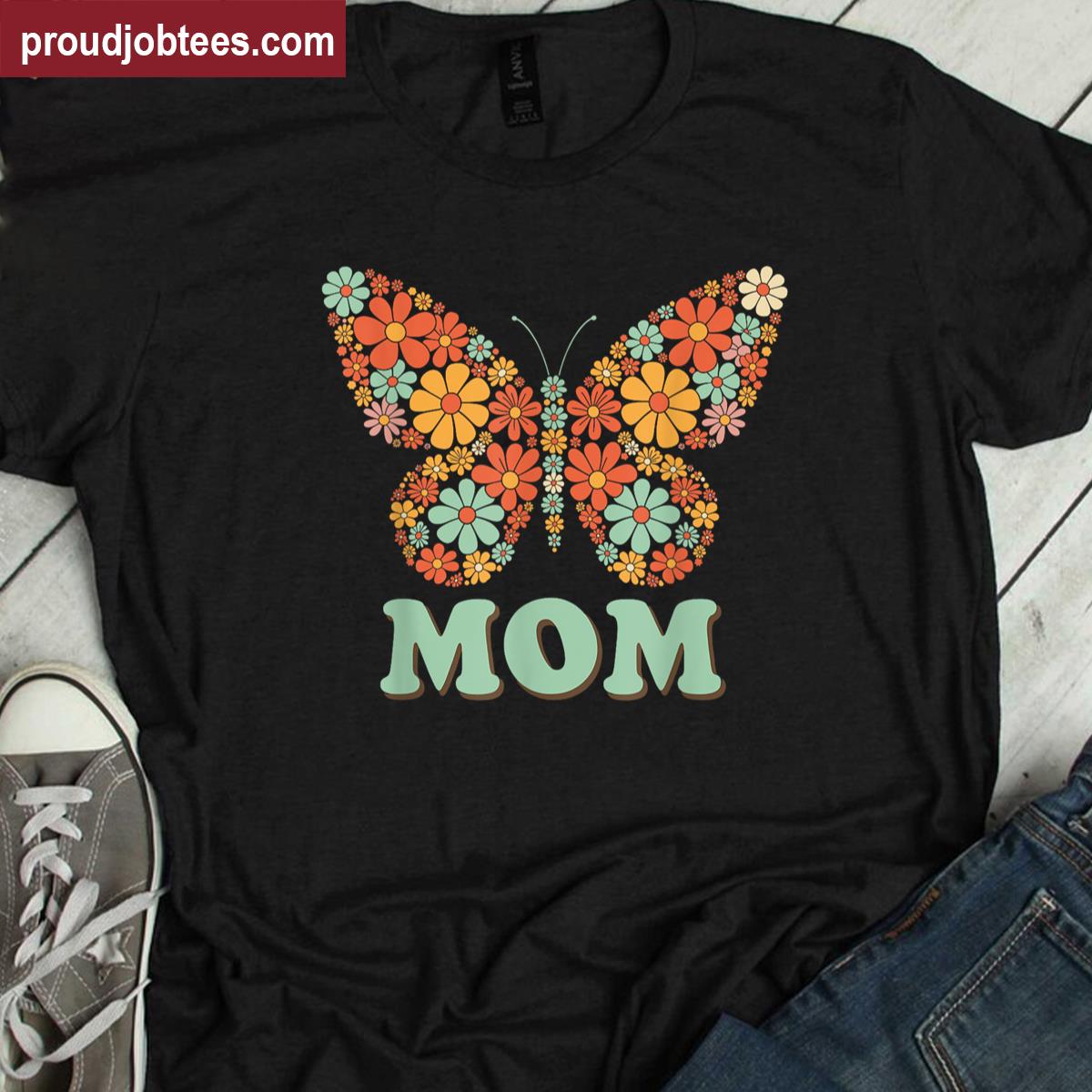 Retro Flower Mothers Day Shirt