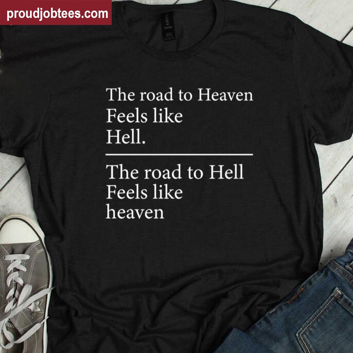 Road To Heaven Graphic Tee Shirt