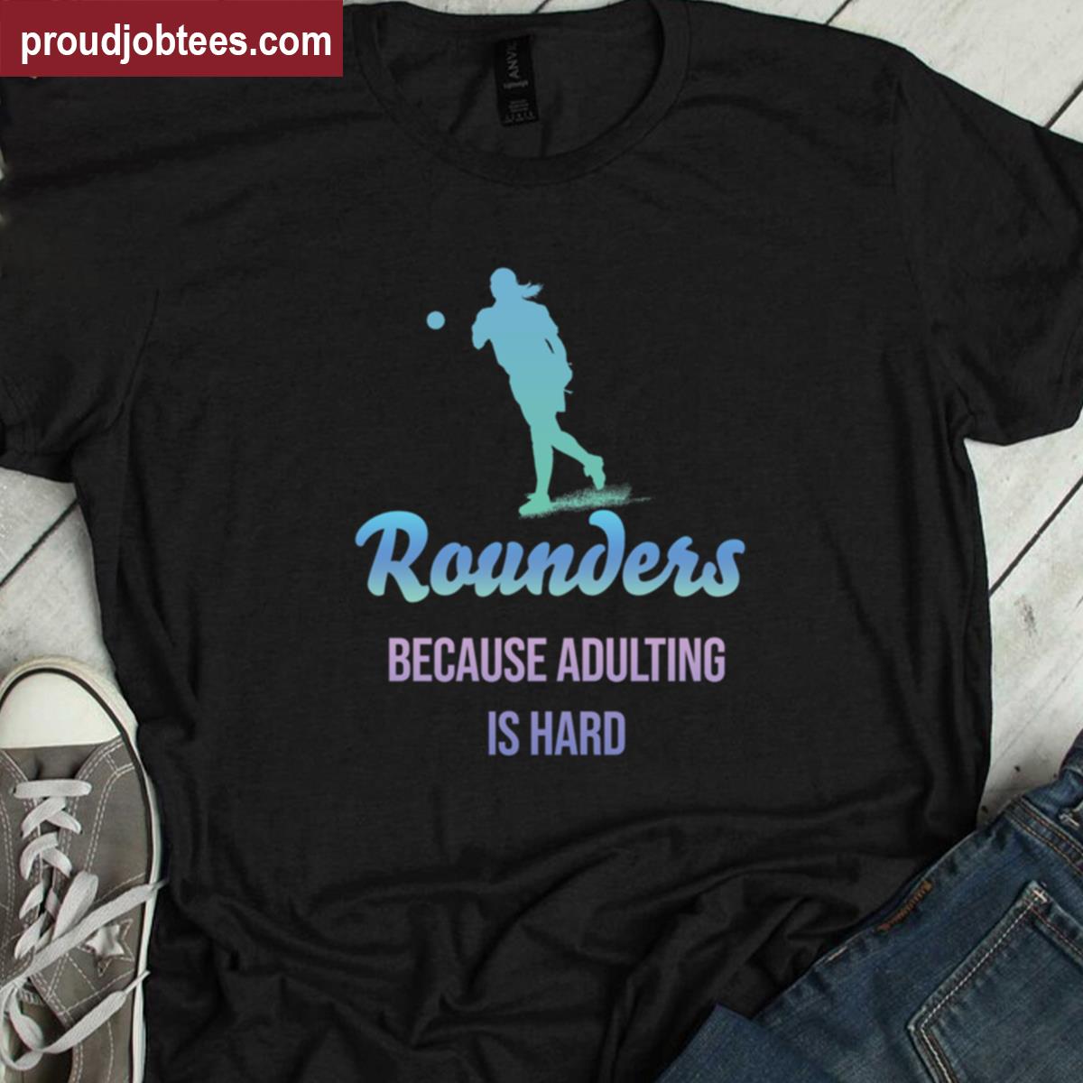 Rounders Funny Graphic Tee Shirt