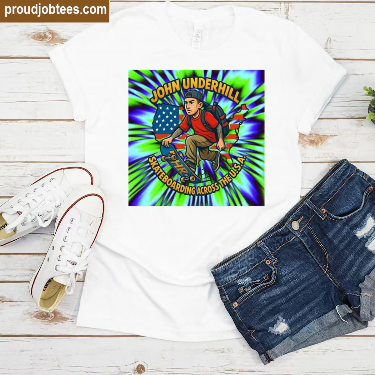 Skateboarding Graphic Tee Sport Shirt
