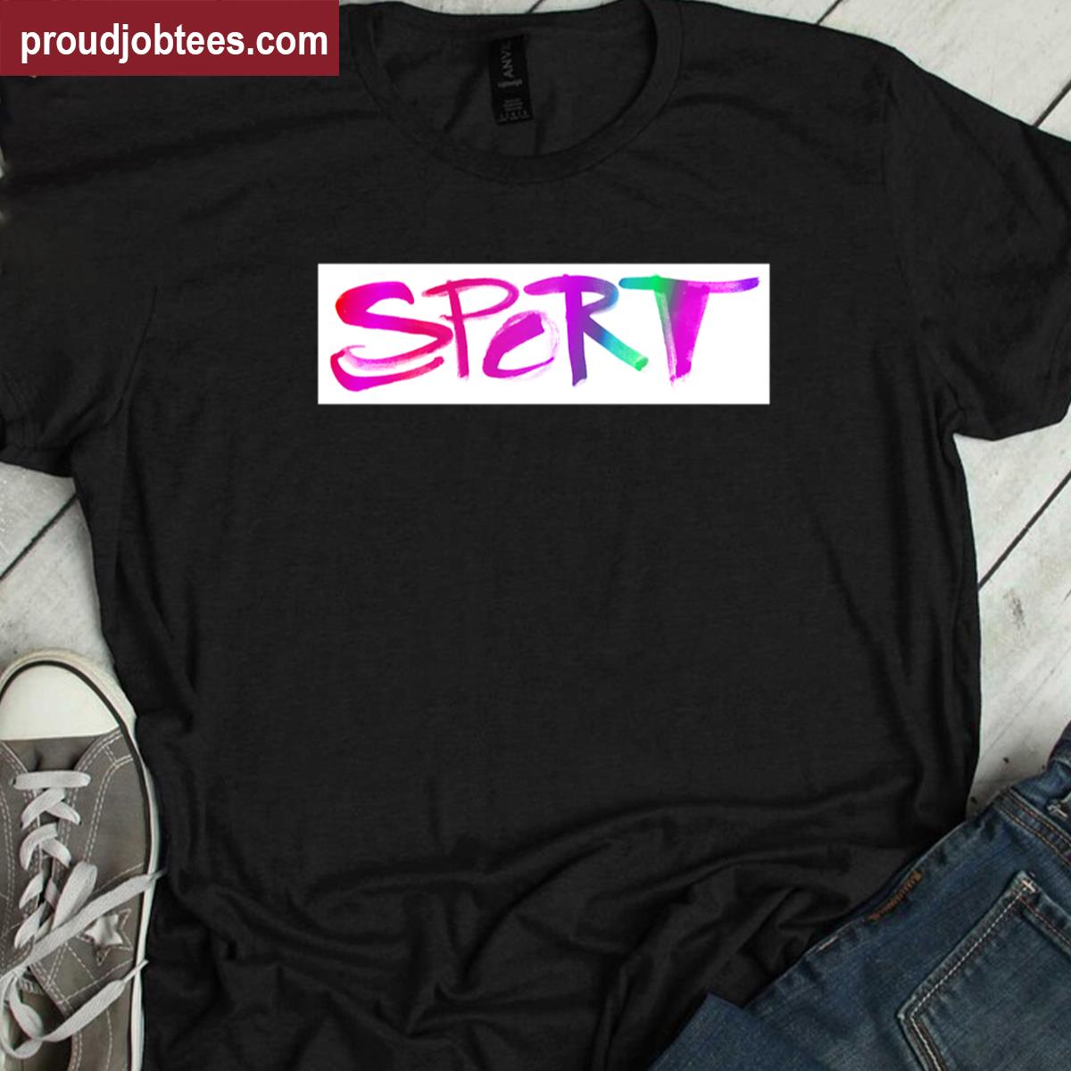 Sport Crafty Lettering Tee Shirt