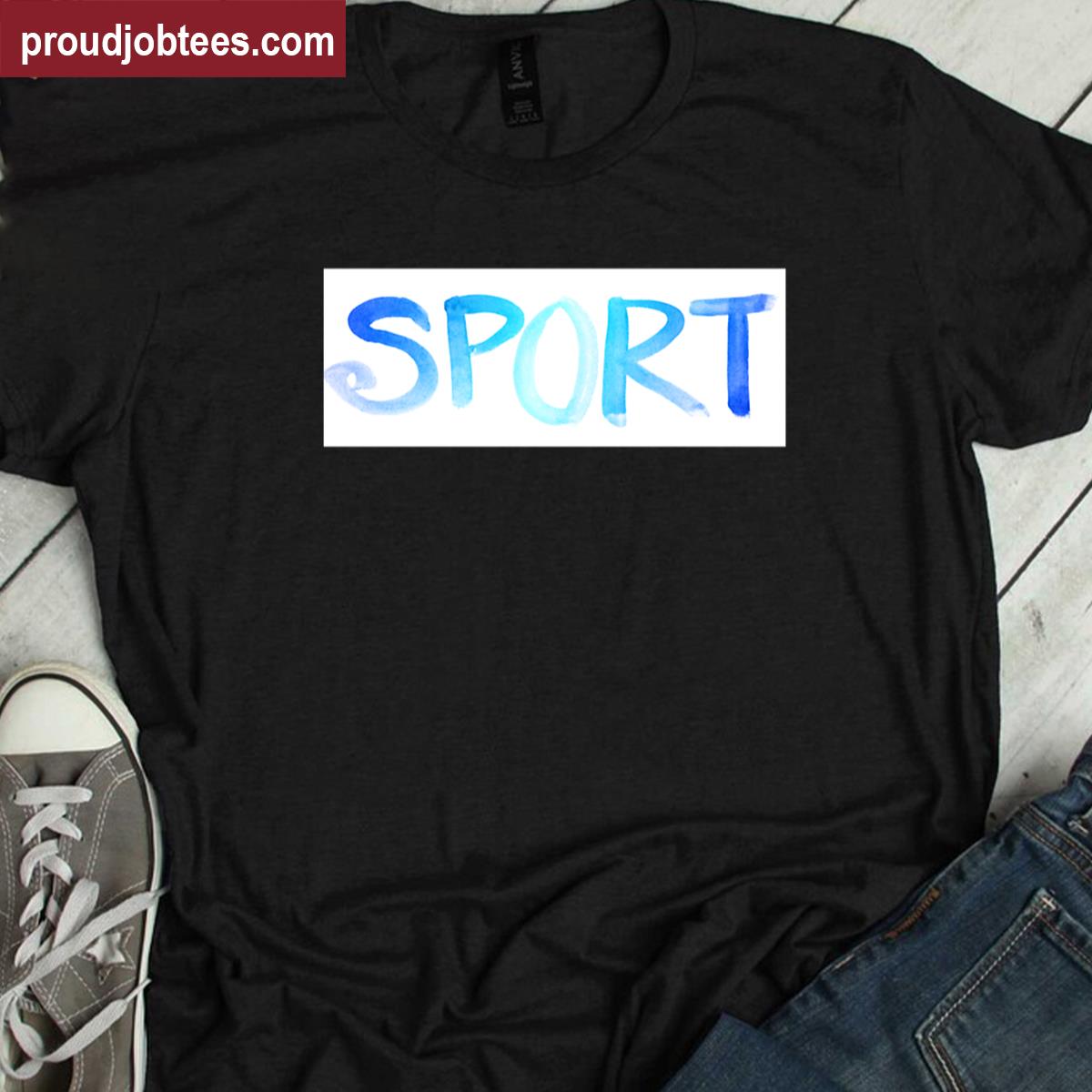 Sport Watercolor Tee Shirt
