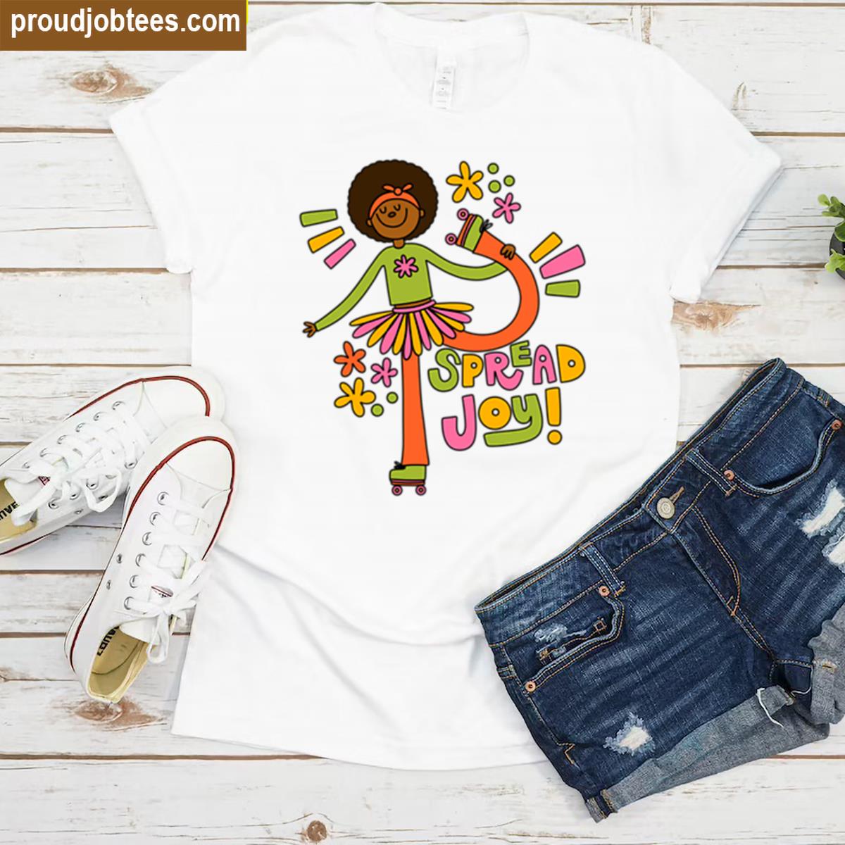 Spread Joy Flower Power Tee Shirt