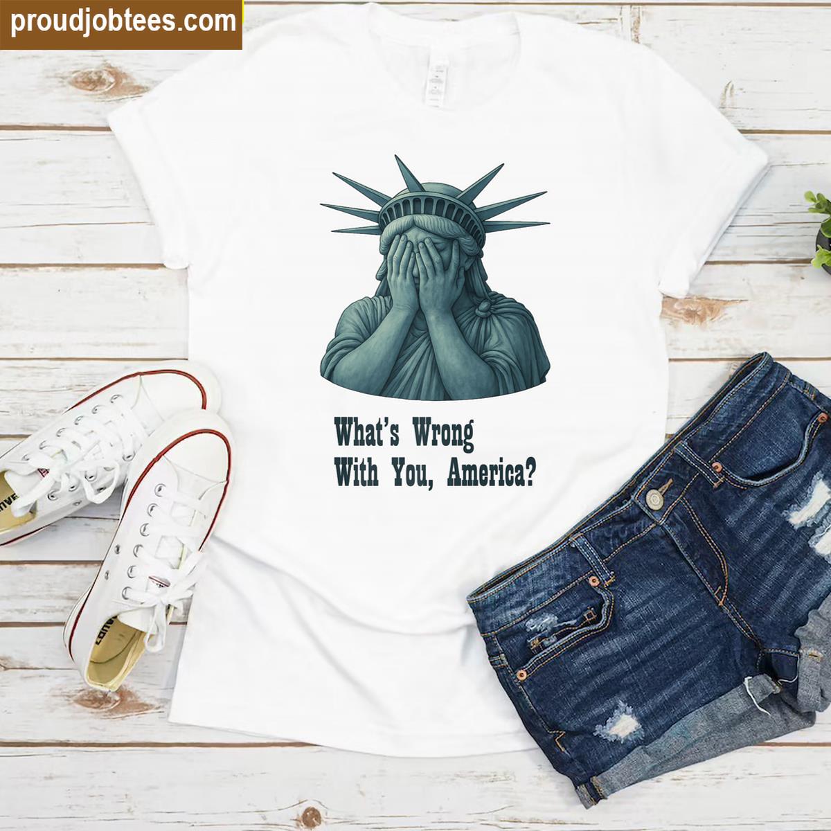 Statue Of Liberty Premium Tee For Patriots Shirt
