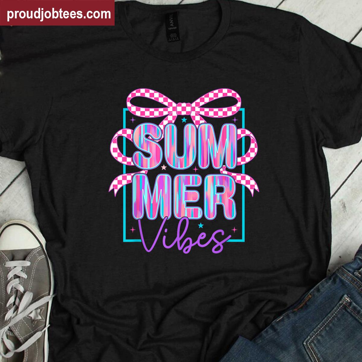 Summer Vacation Girls Tee Shirt