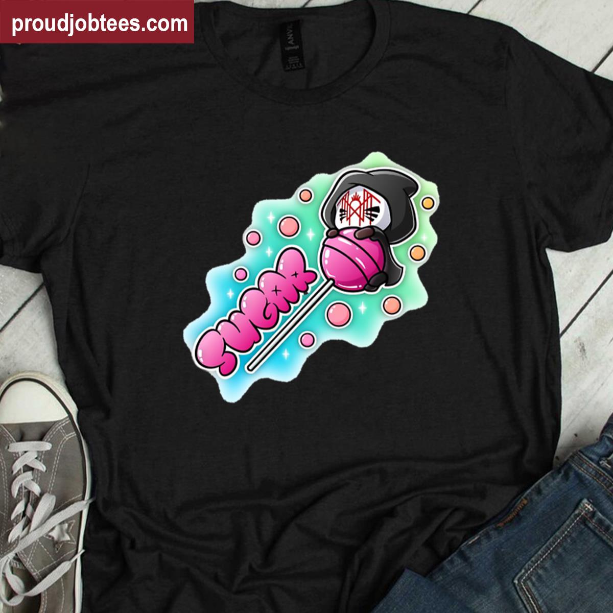 Too Much Sugar Graphic Tee Shirt