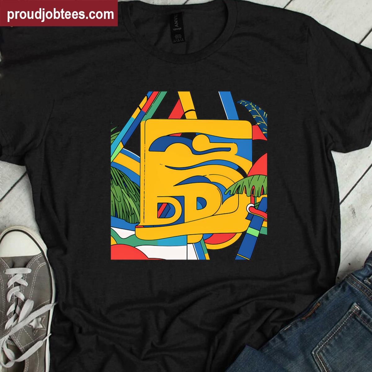Tropical Jungle Geometric Art Shirt