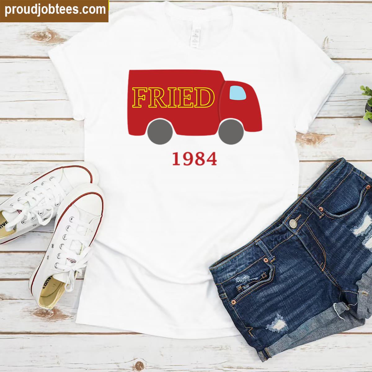 Truck Fried Graphic Tee Shirt