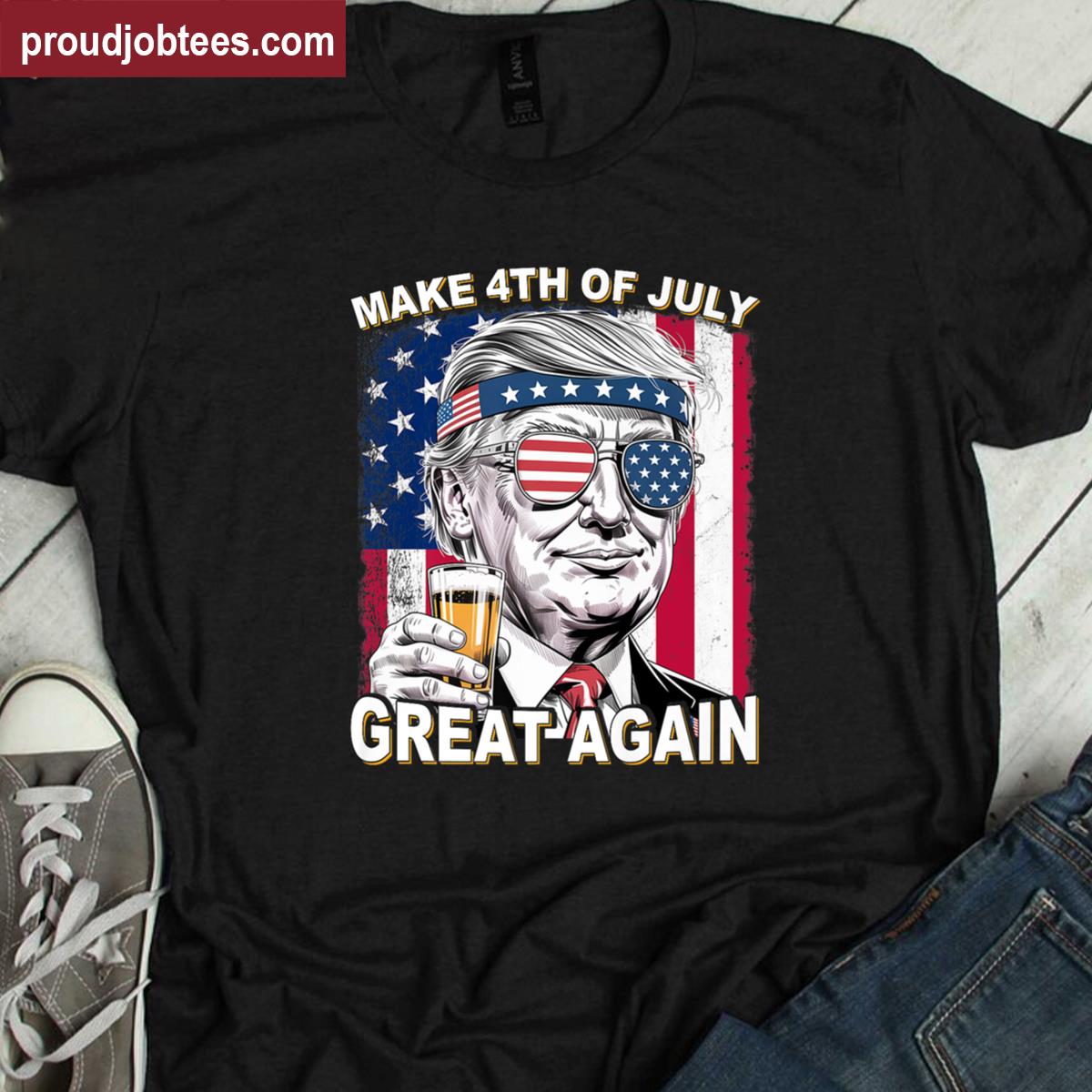 Trump Drinking Premium Shirt