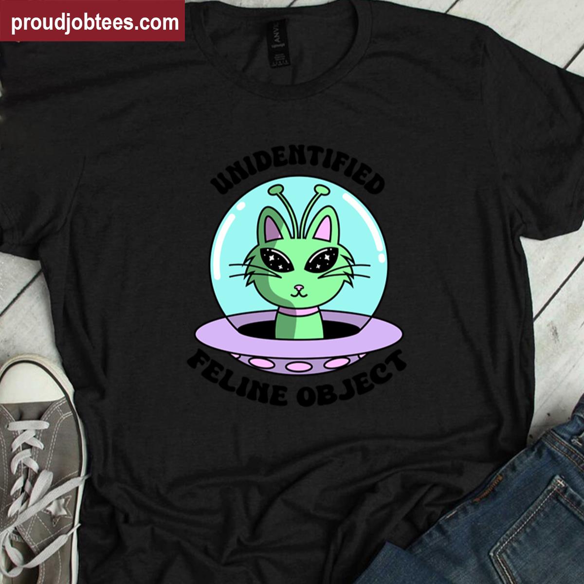 Unidentified Ufo Feline Shirt