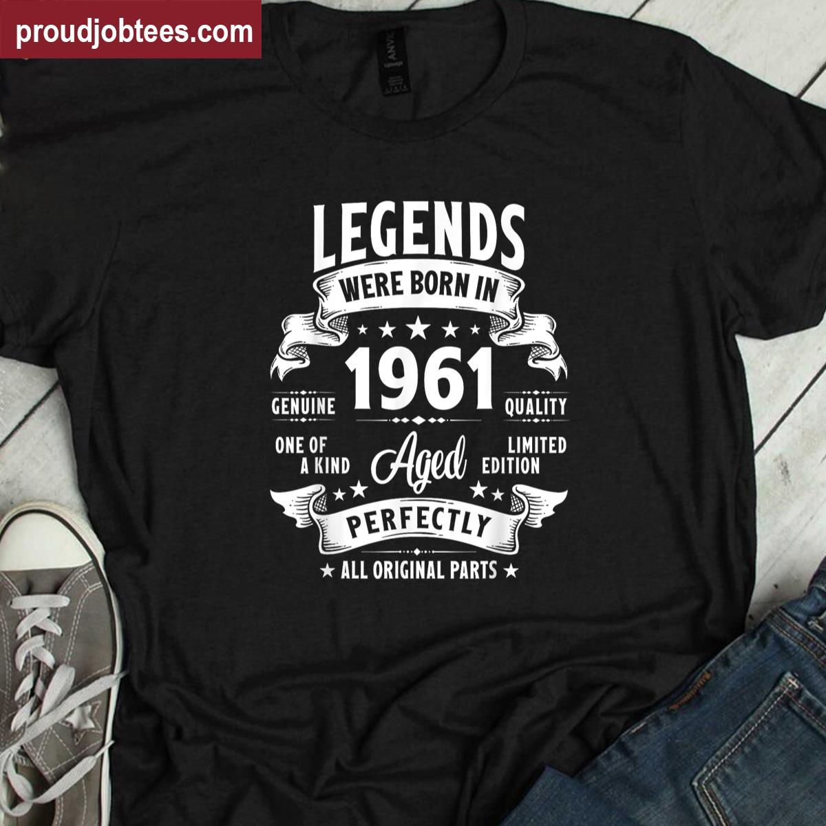 Vintage 1961 Birthday Tee Shirt