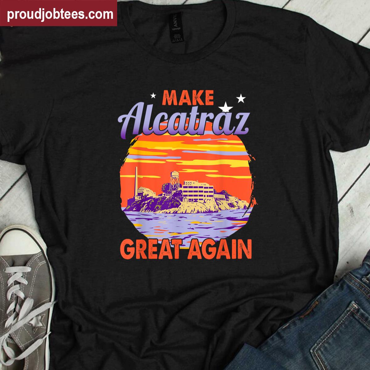 Vintage Funny Trump Alcatraz Shirt
