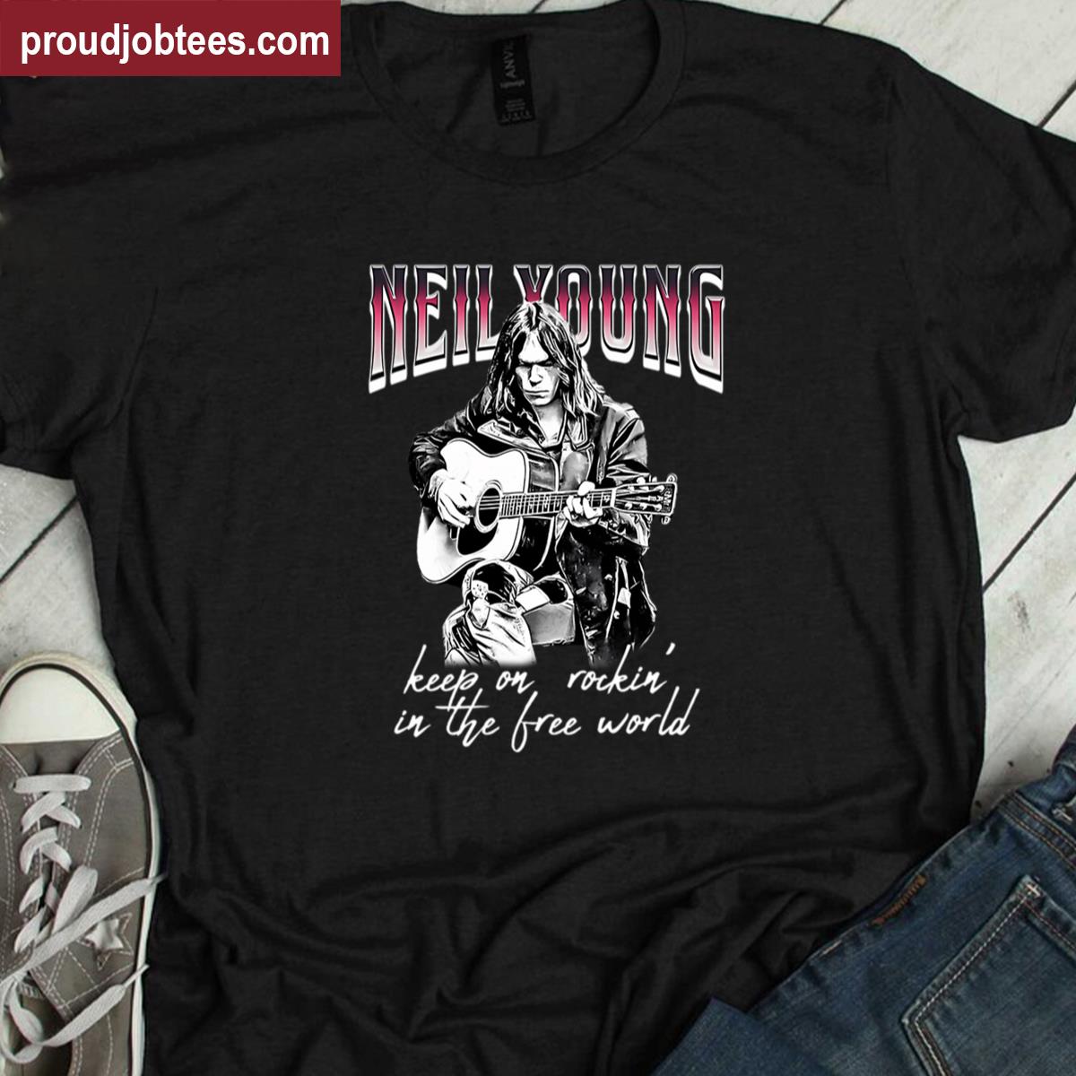 Vintage Guitar Tee For Musicians Shirt