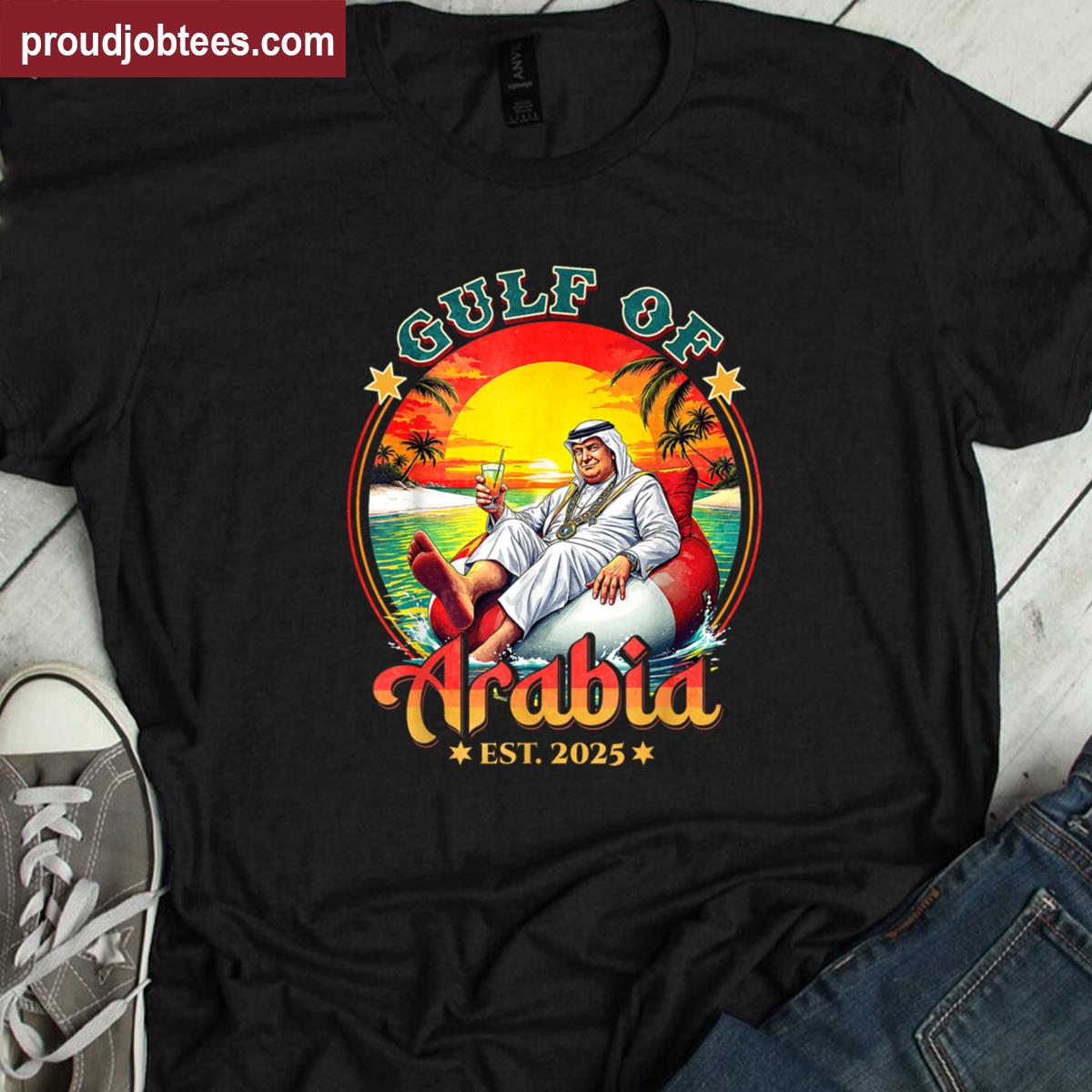 Vintage Gulf Of Arabia Fun For Fans Shirt