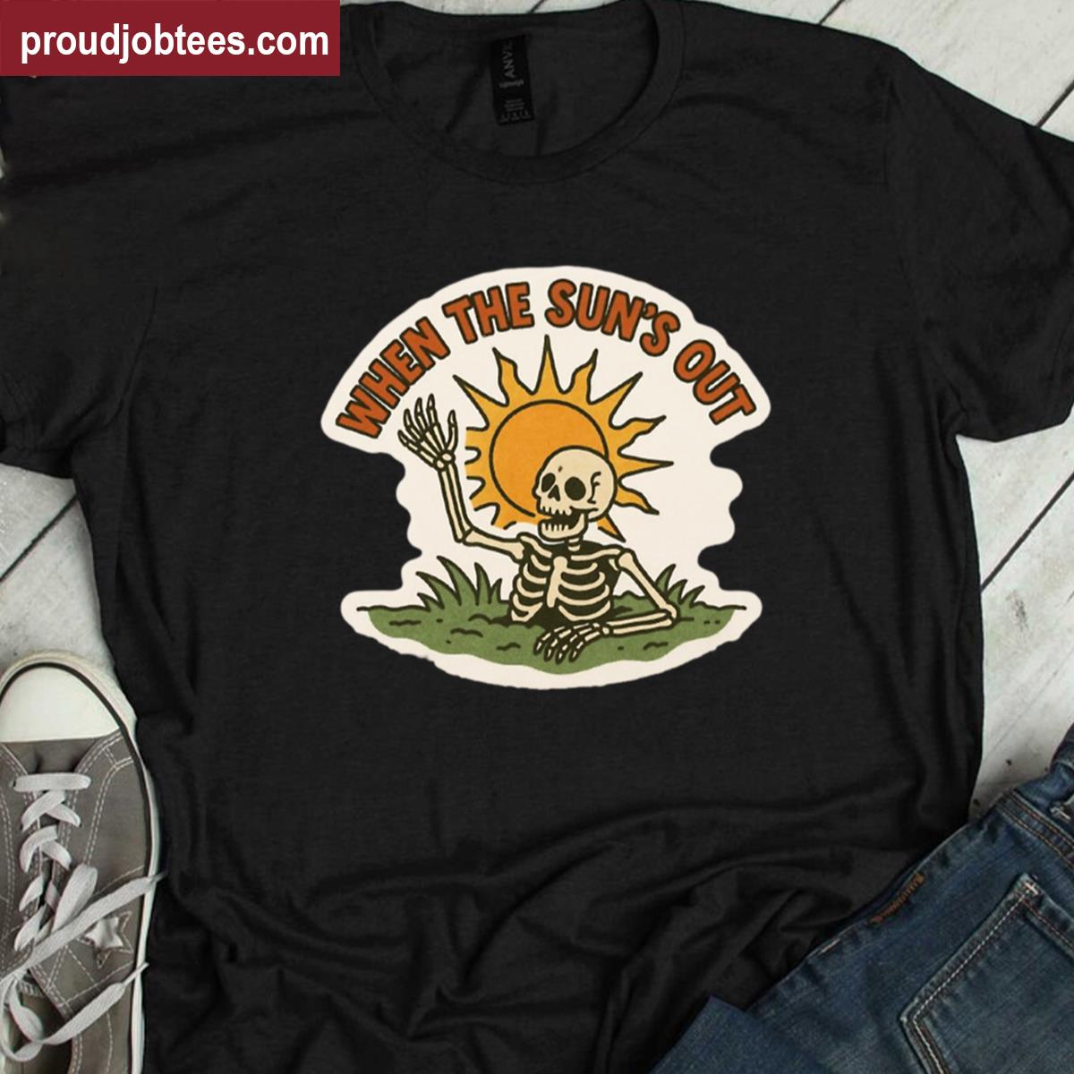 Vintage Oversized Skeleton Joke Shirt