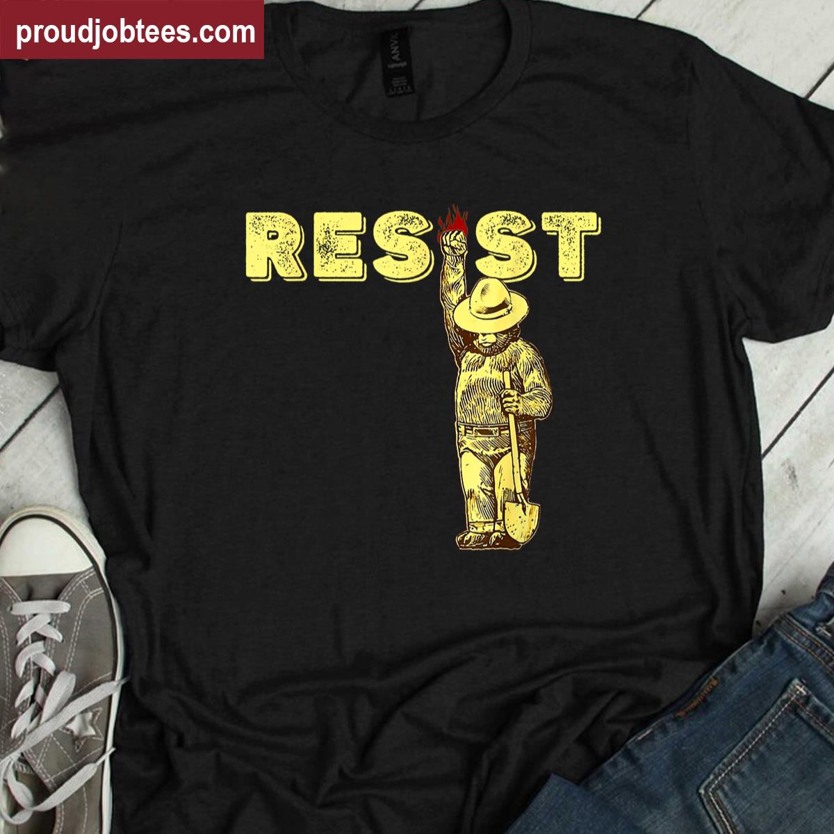 Vintage Resist Bear Tee Women Shirt