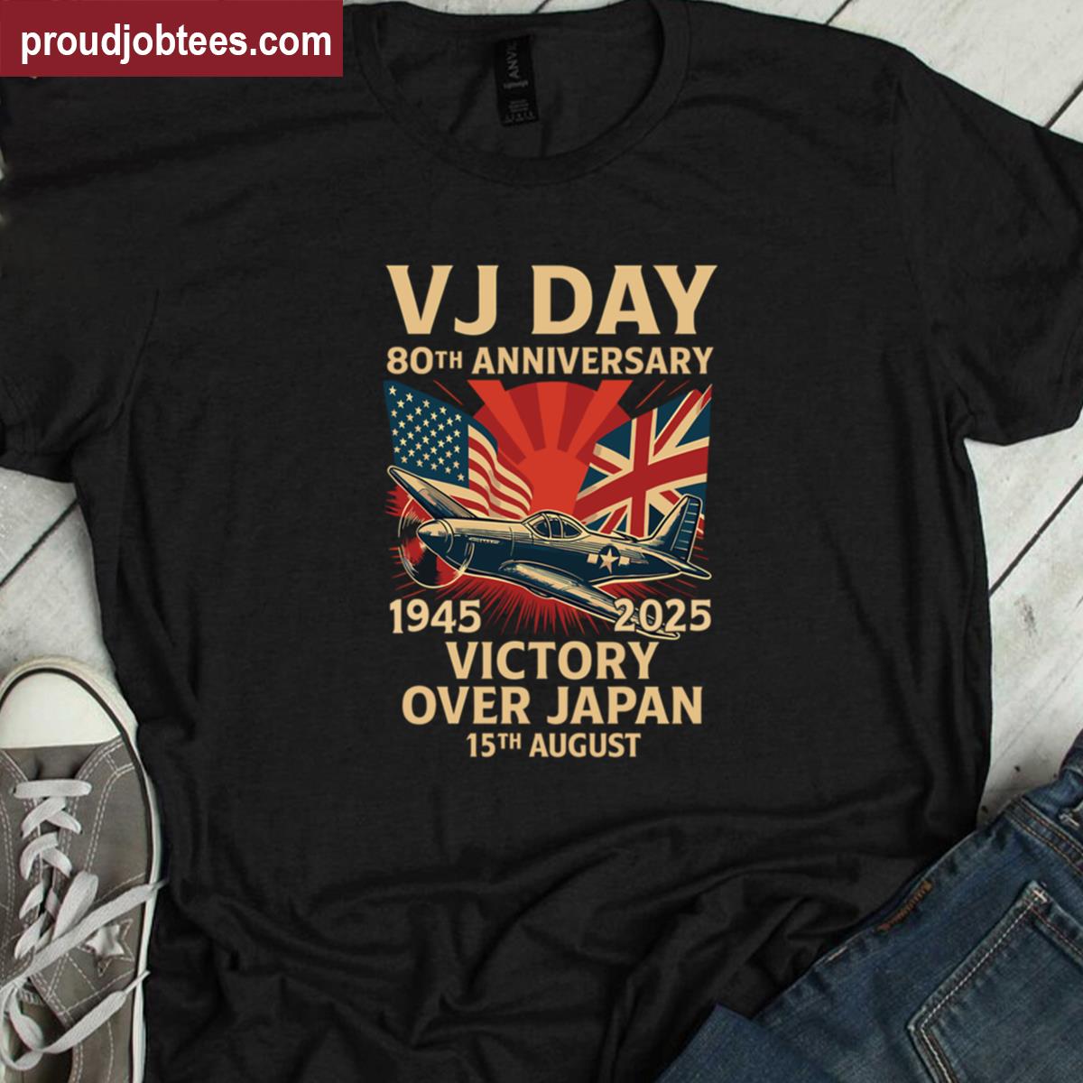Vj Day Wwii 80th Anniversary Shirt