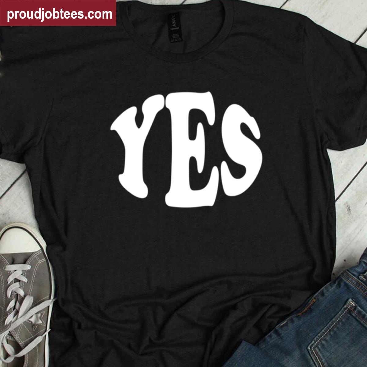 Yes Minimalist Tee Design Shirt