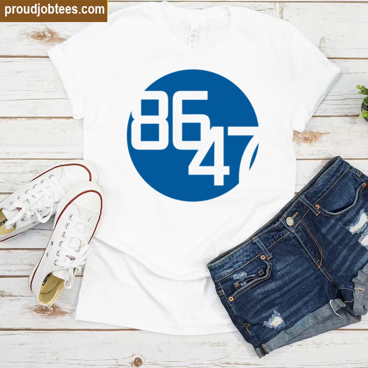 8647 Blue Dot Shirt