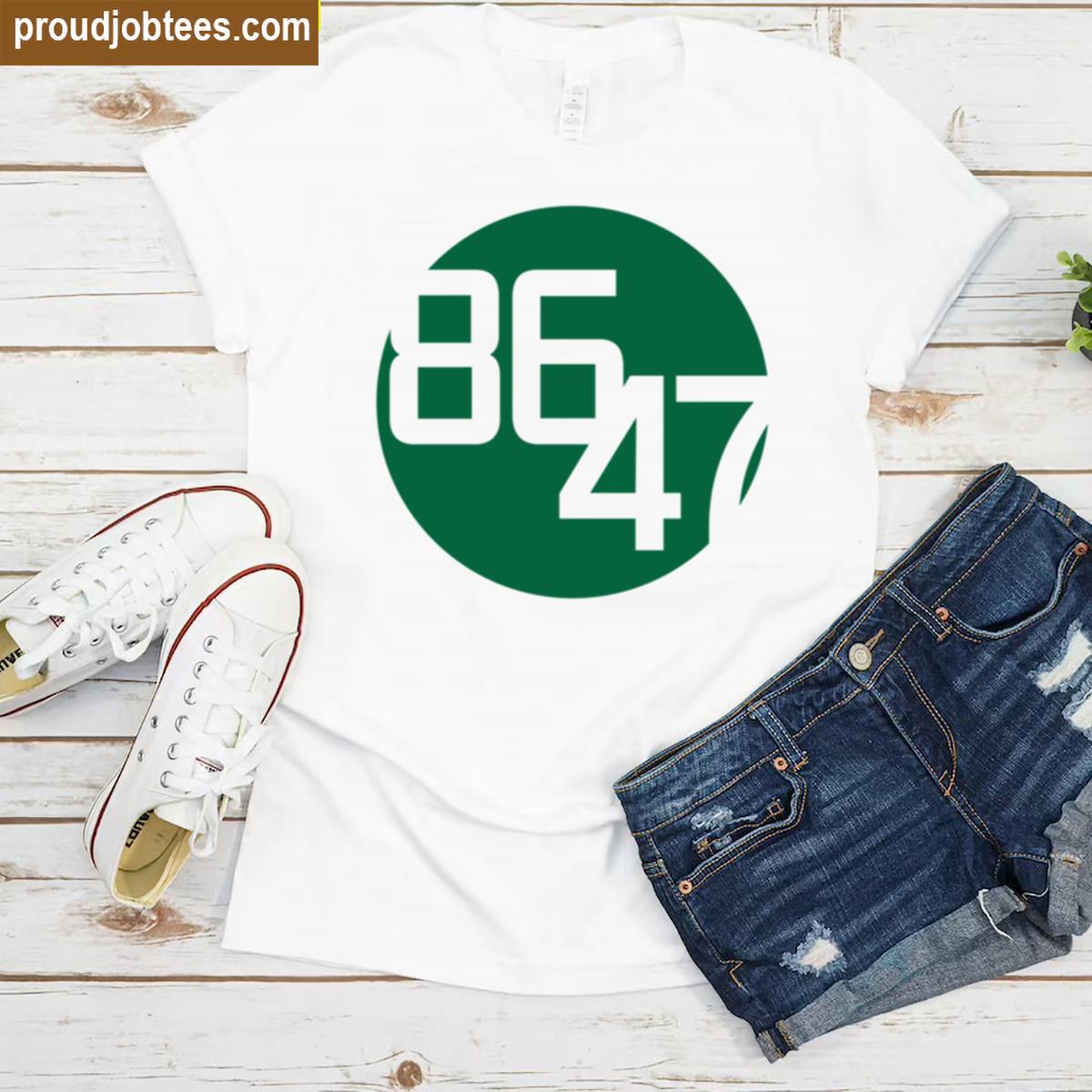 8647 Dark Green Dot Shirt