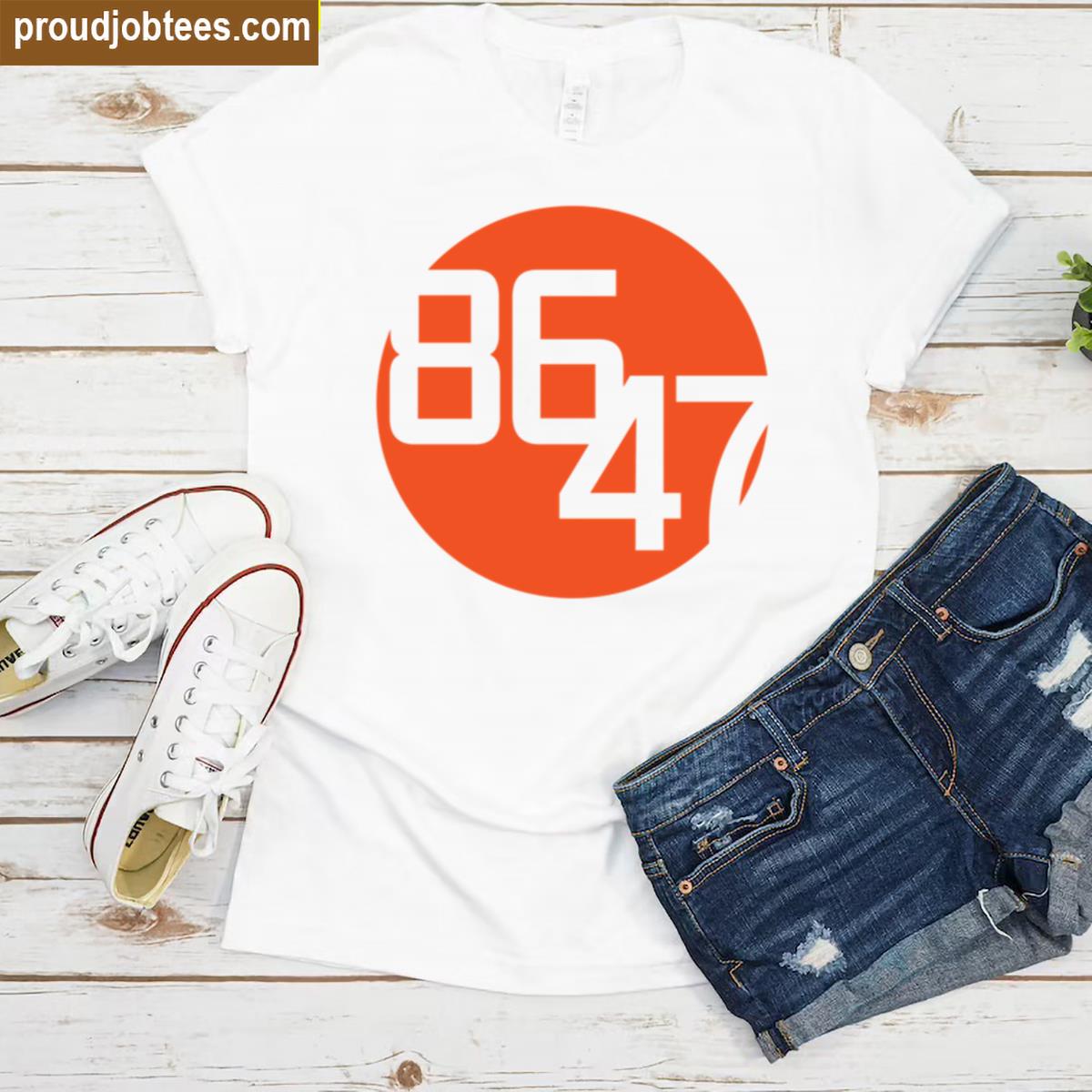 8647 Orange Dot Active Shirt