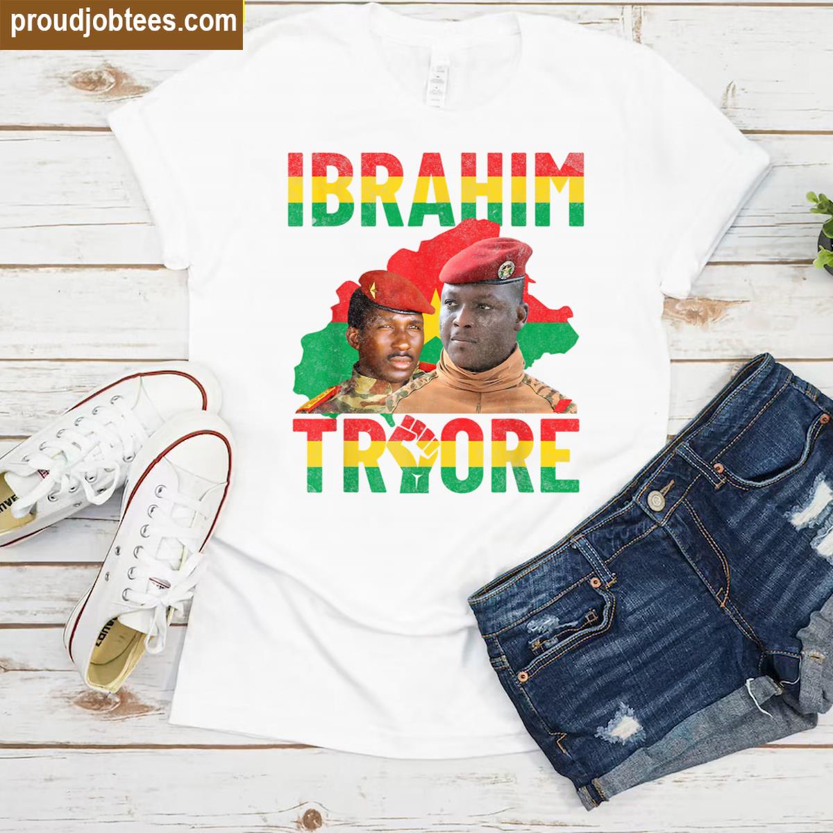 Africa Resistance Thomas Sankara Burkina Faso Ibrahim Traore Shirt