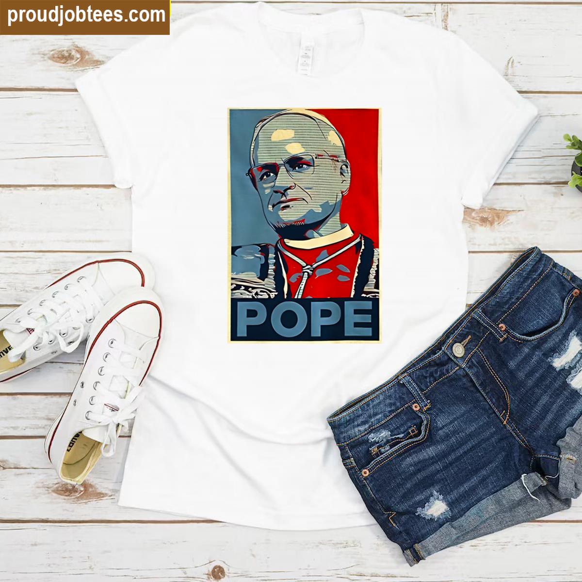 Da Pope Retro Art Pope Leo Xiv Shirt